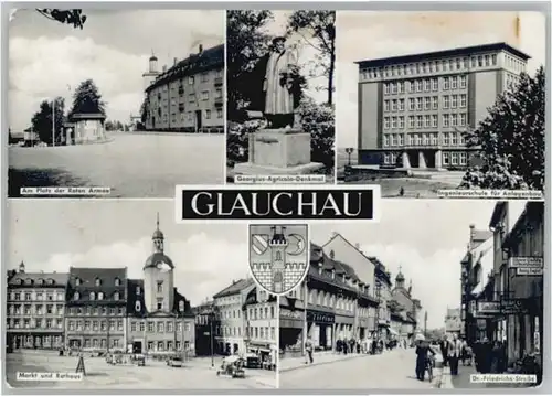 Glauchau Glauchau Ingeneur Schule Dr Friedrich Strasse x / Glauchau /Zwickau LKR
