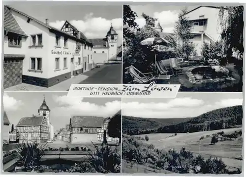 Heubach Odenwald Gasthof-Pension zum Loewen / Gross-Umstadt /Darmstadt-Dieburg LKR