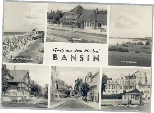 Bansin Ostseebad Bansin Gothensee Heim Seehof Heim Fortschritt * / Heringsdorf /Ostvorpommern LKR