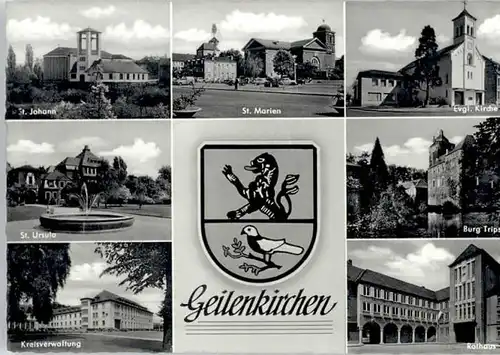 Geilenkirchen Geilenkirchen St Marien St Johann St Ursula Burg Trip * / Geilenkirchen /Heinsberg LKR