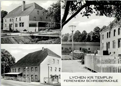 Lychen Lychen Ferienheim Schreibermuehle x / Lychen /Uckermark LKR