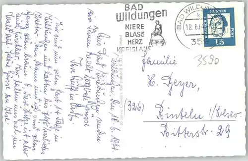 Bad Wildungen Bad Wildungen Bade Hotel  x / Bad Wildungen /Waldeck-Frankenberg LKR