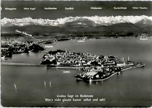 Lindau Bodensee Lindau Bodensee Fliegeraufnahme x / Lindau (Bodensee) /Lindau LKR