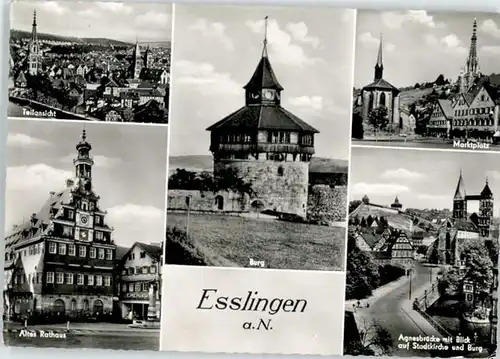Esslingen Neckar Esslingen Agnesbruecke Frauen Kirche  x / Esslingen am Neckar /Esslingen LKR