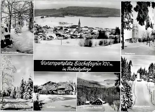 Bischofsgruen Bischofsgruen Seehaus Schneebergstrasse Weissmainquelle Asenturm Sprungschanze x / Bischofsgruen /Bayreuth LKR