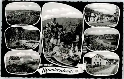 Manderscheid Eifel Manderscheid Mosenberger Maar Burgweiher Kinderheim Dr Boenner * / Manderscheid /Bernkastel-Wittlich LKR