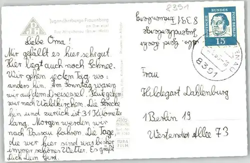 Altreichenau Altreichenau Dreisessel Jugendherberge Frauenberg x / Neureichenau /Freyung-Grafenau LKR