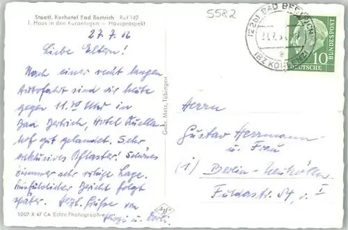 Bad Bertrich Bad Bertrich Kur Schule  x / Bad Bertrich /Cochem-Zell LKR