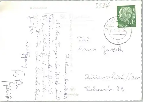 St Thomas Eifel St Thomas Eifel  x / Sankt Thomas /Eifelkreis Bitburg-Pruem LKR