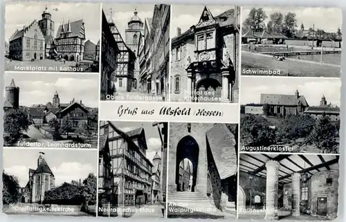 Alsfeld Alsfeld Fuldertor Leonhardsturm Augustiner Kloster Walpurgis aei  x / Alsfeld /Vogelsbergkreis LKR