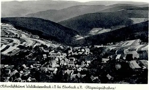 Waldkatzenbach Waldkatzenbach Fliegeraufnahme * / Waldbrunn /Neckar-Odenwald-Kreis LKR