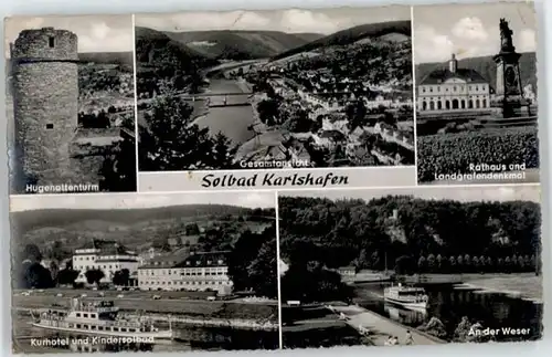 Bad Karlshafen Bad Karlshafen Hugenottenturm Landgrafen Denkmal  x / Bad Karlshafen /Kassel LKR