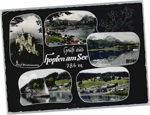 Hopfen See Hopfen See Schloss Neuschwanstein Hopfensee x / Fuessen /Ostallgaeu LKR