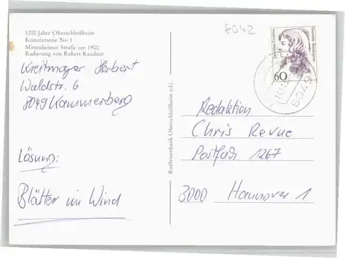 Oberschleissheim Oberschleissheim Kuenstler Robert Raudner x / Oberschleissheim /Muenchen LKR