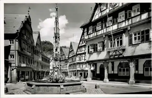 Bad Urach Bad Urach Marktbrunnen * / Bad Urach /Reutlingen LKR