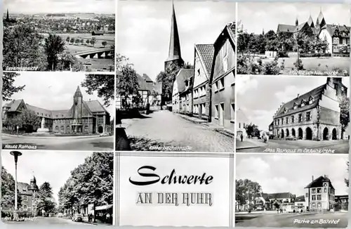 Schwerte Schwerte Postplatz Calvin Kirche Koetterbachstrasse * / Schwerte /Unna LKR