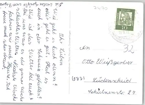 Onstmettingen Onstmettingen Kindererholungsheim x / Albstadt /Zollernalbkreis LKR