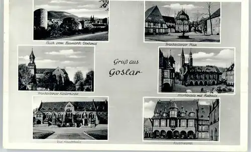 Goslar Goslar Bismarck Denkmal Frankenberger Plan und Kloster Kirche Kaiserhaus * / Goslar /Goslar LKR