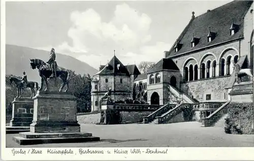 Goslar Goslar Barbarossa und Kaiser Wilhelm Denkmal  * / Goslar /Goslar LKR