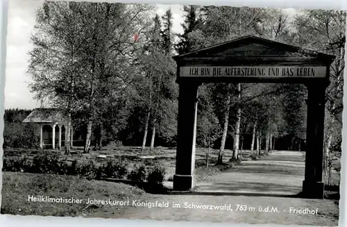 Koenigsfeld Schwarzwald Koenigsfeld Friedhof * / Koenigsfeld im Schwarzwald /Schwarzwald-Baar-Kreis LKR
