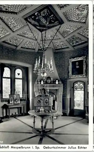 Mespelbrunn Mespelbrunn Geburtszimmer Julius Echter x / Mespelbrunn /Aschaffenburg LKR