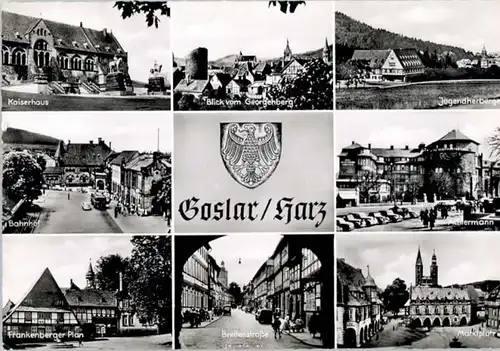 Goslar Goslar Kaiserhaus Achtermann Breitenstrasse Frankenberger Plan * / Goslar /Goslar LKR