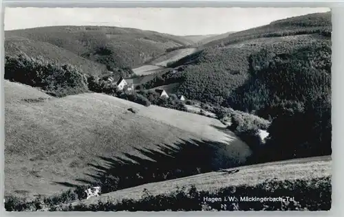 Hagen Westfalen Hagen Westfalen Maeckingerbachtal x / Hagen /Hagen Stadtkreis