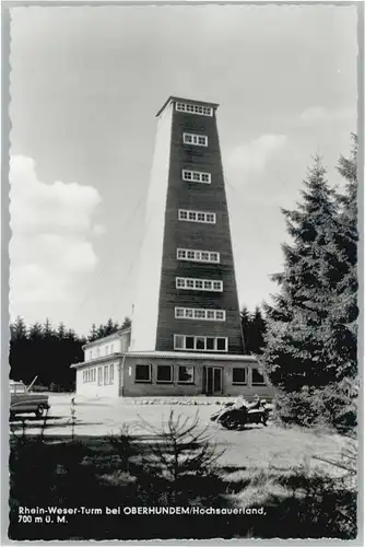 Oberhundem Oberhundem Rhein-Weser-Turm * / Kirchhundem /Olpe LKR