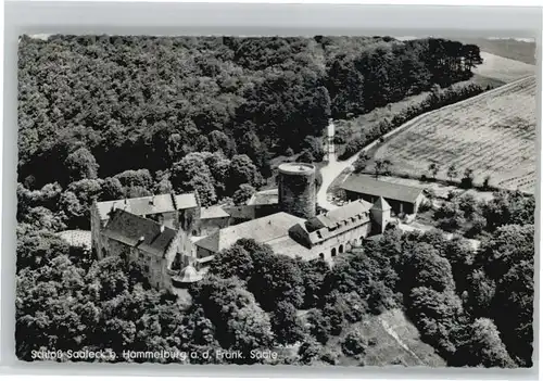 Hammelburg Hammelburg Fliegeraufnahme Schloss Saaleck * / Hammelburg /Bad Kissingen LKR