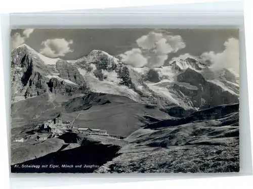 Kleine Scheidegg Wengen Kleine Scheidegg Eiger Moench Jungfrau x / Scheidegg, Kleine /Rg. Wengen