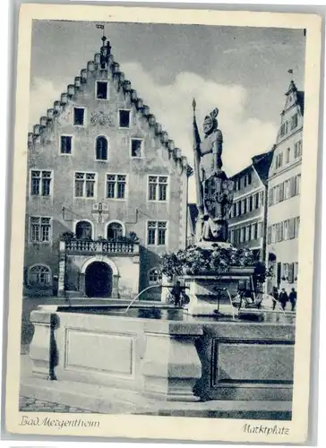 Bad Mergentheim Bad Mergentheim Marktplatz * / Bad Mergentheim /Main-Tauber-Kreis LKR