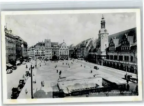 Leipzig Leipzig Markt Rathaus x / Leipzig /Leipzig Stadtkreis