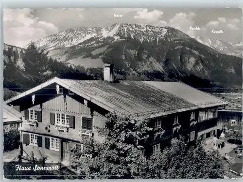 Hindelang Hindelang Haus Sonnmatt x / Bad Hindelang /Oberallgaeu LKR