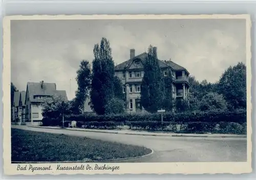 Bad Pyrmont Bad Pyrmont Kuranstalt Dr Buchinger * / Bad Pyrmont /Hameln-Pyrmont LKR