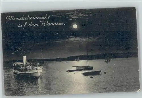 Berlin Berlin Wannsee Mondscheinnacht x / Berlin /Berlin Stadtkreis