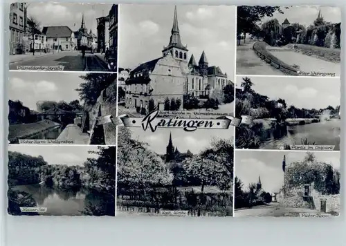 Ratingen Ratingen Duesseldorfer Strasse Kirche Dicker Turm x / Ratingen /Mettmann LKR