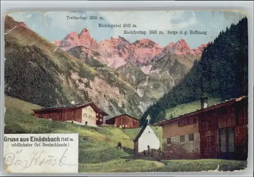 Einoedsbach Einoedsbach  x / Oberstdorf /Oberallgaeu LKR