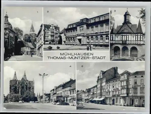 Muehlhausen Thueringen Muehlhausen Thueringen Frauentor Karl-Marx-Platz Popperoder Quelle * / Muehlhausen Thueringen /Unstrut-Hainich-Kreis LKR