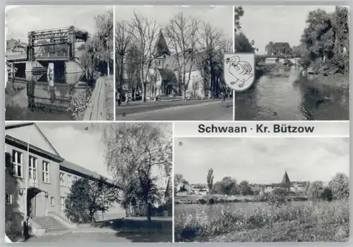 Schwaan Schwaan Warnowbruecke Polytechnische Oberschule x / Schwaan /Bad Doberan LKR