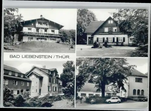 Bad Liebenstein Bad Liebenstein Gaststaette Feodora Schloss Altenstein Kurheim Holsatia * / Bad Liebenstein /Wartburgkreis LKR