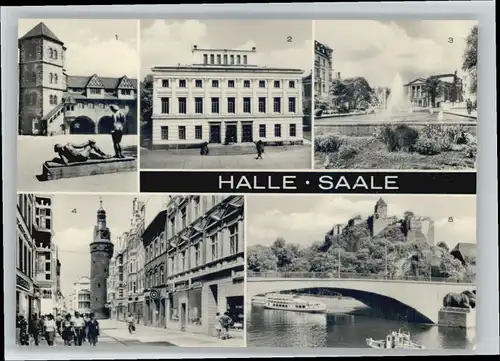 Halle Saale Halle Saale Martin-Luther-Universitaet Klement-Gottwald-Strasse Giebichenstein * / Halle /Halle Saale Stadtkreis