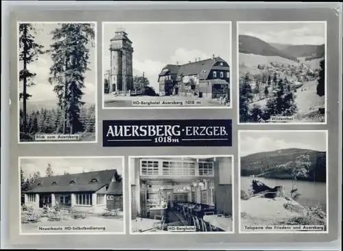 Eibenstock Eibenstock Auersberg Berghotel Wildenthal x / Eibenstock /Erzgebirgskreis LKR