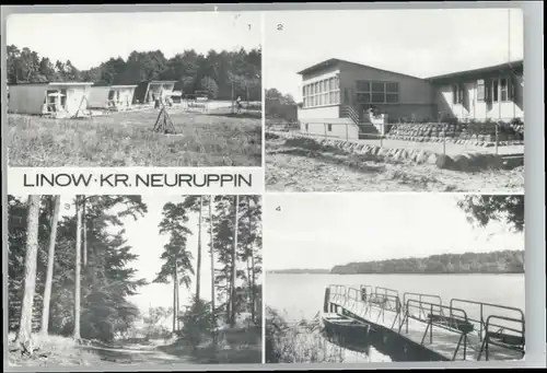 Linow Linow Ferienlager Berufsschule VEB Braunkohlenwerk Erich Weinert x / Rheinsberg /Ostprignitz-Ruppin LKR