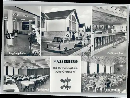 Masserberg Masserberg FDGB Erholungsheim Otto Grotewohl x / Masserberg /Hildburghausen LKR
