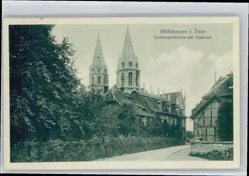 Muehlhausen Thueringen Muehlhausen Thueringen Untermarkt Kirche  x / Muehlhausen Thueringen /Unstrut-Hainich-Kreis LKR