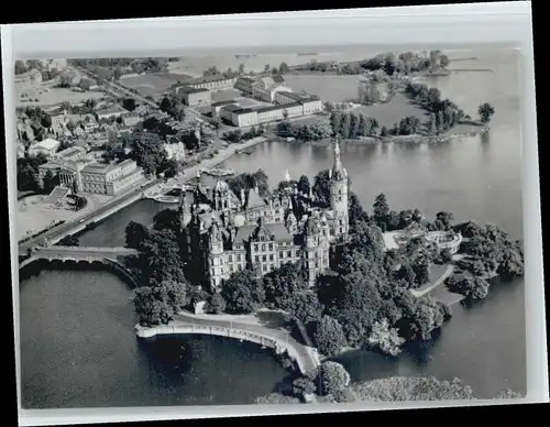 Schwerin Mecklenburg Schwerin Fliegeraufnahme * / Schwerin /Schwerin Stadtkreis