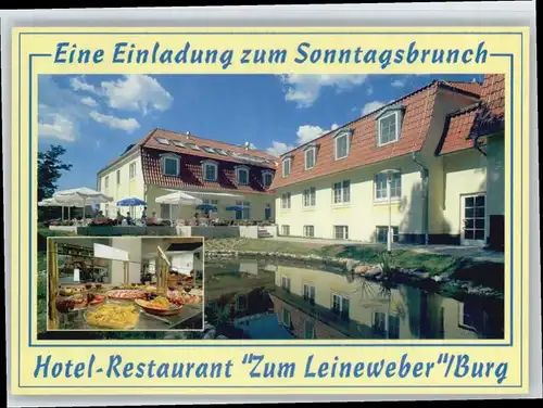 Burg Spreewald Burg Spreewald Hotel Restaurant Zum Leineweber * / Burg Spreewald /Spree-Neisse LKR