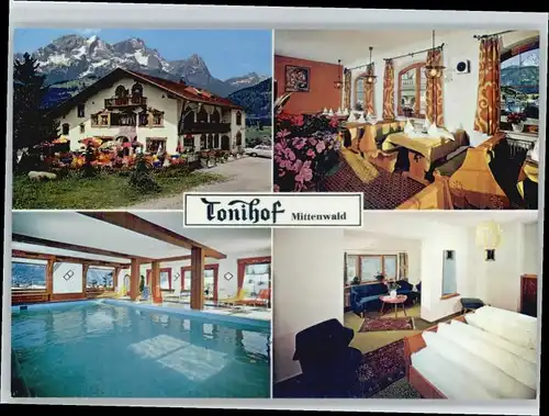 Mittenwald Bayern Mittenwald Hotel Tonihof * / Mittenwald /Garmisch-Partenkirchen LKR