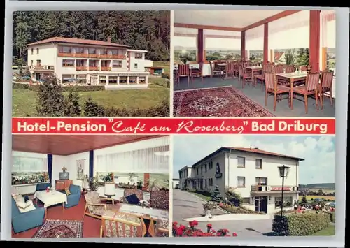 Bad Driburg Bad Driburg Hotel Pension Cafe am Rosenberg * / Bad Driburg /Hoexter LKR