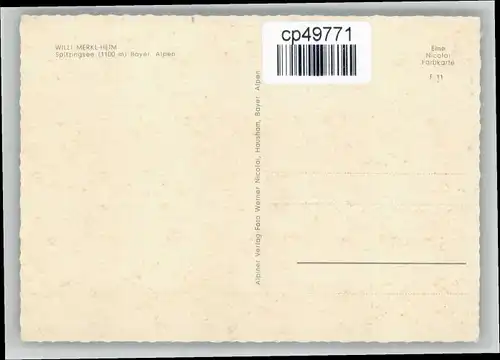 Spitzingsee Spitzingsee Willi-Merkl-Heim * / Schliersee /Miesbach LKR